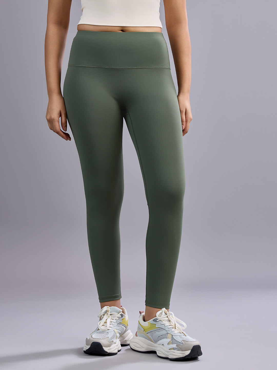 Olive Green High-Rise Legging