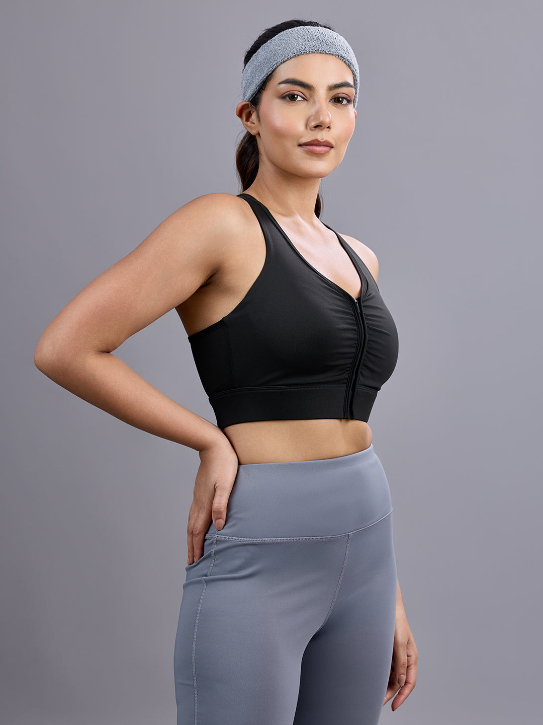Starlight Black Sprint Sports Bra