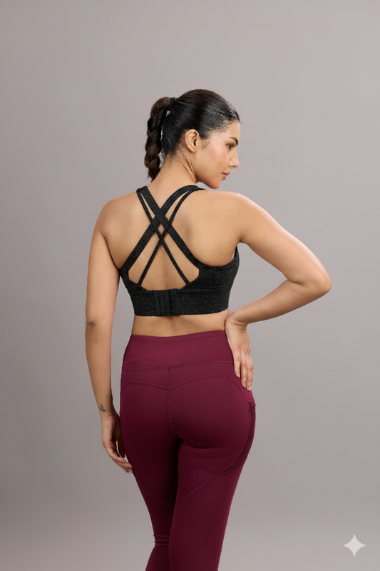 Sabi Aura Cross-Back Detachable Sports Bra