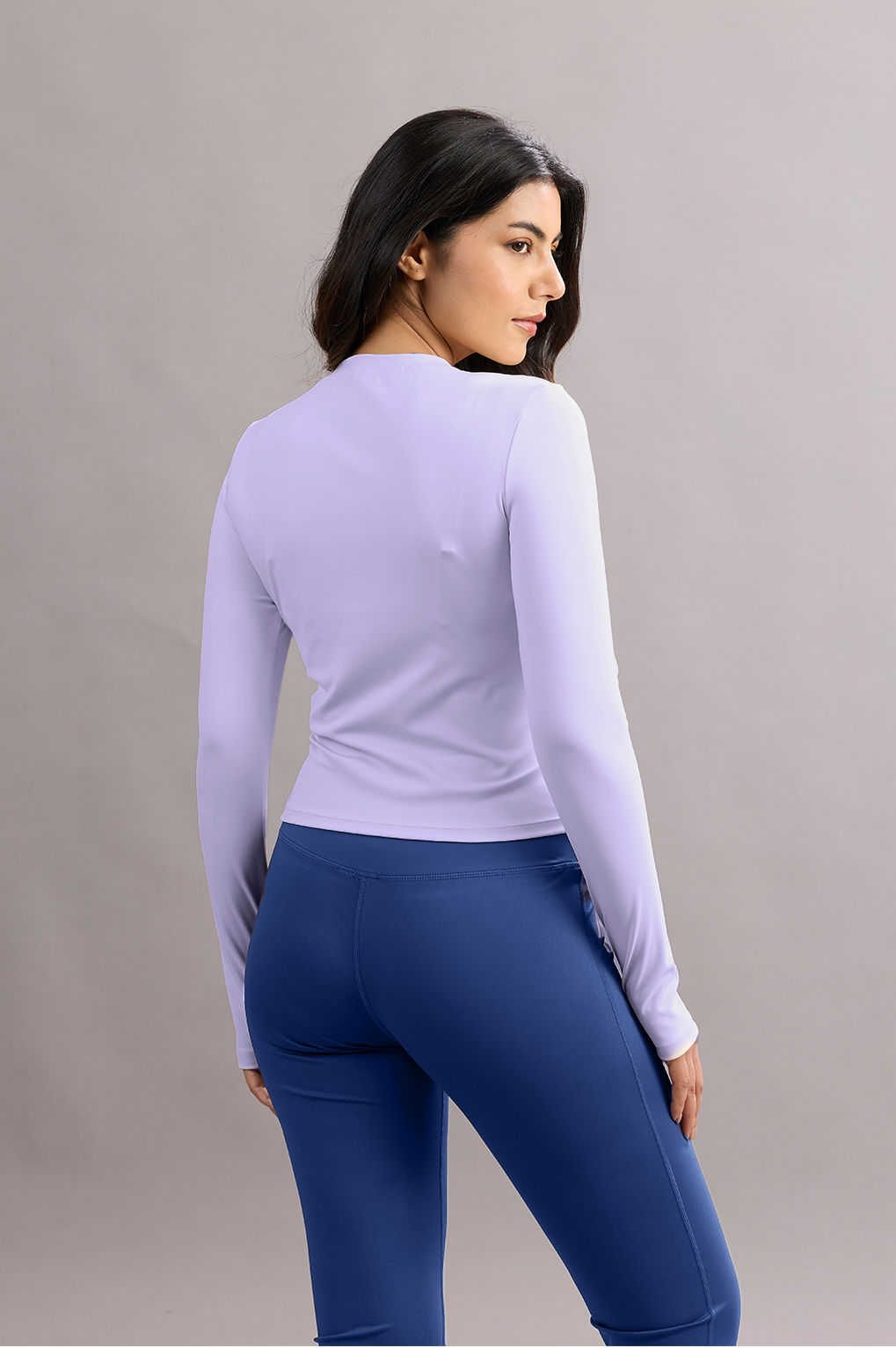 Lavender Aysmmetry Tee