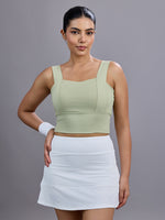 Sabi Matcha Green Diamonds Sports Bra Sports Bra