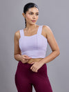 Lavender Diamonds Sports Bra