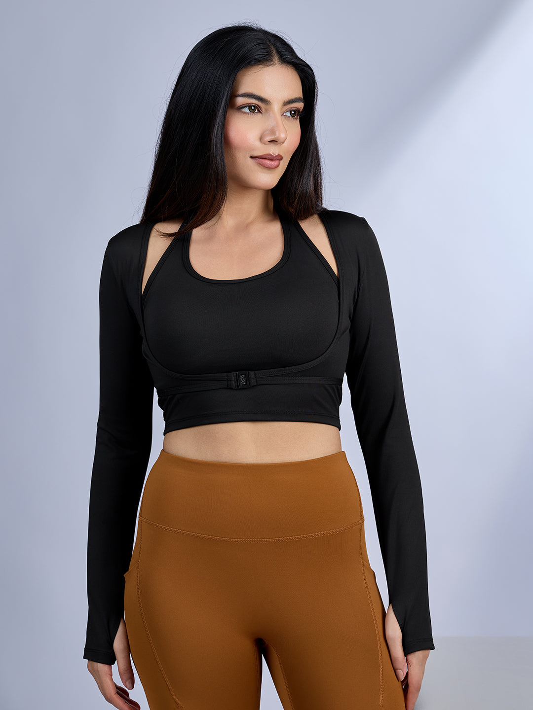 Sabi Starlight Black Layers Crop Top Crop Top