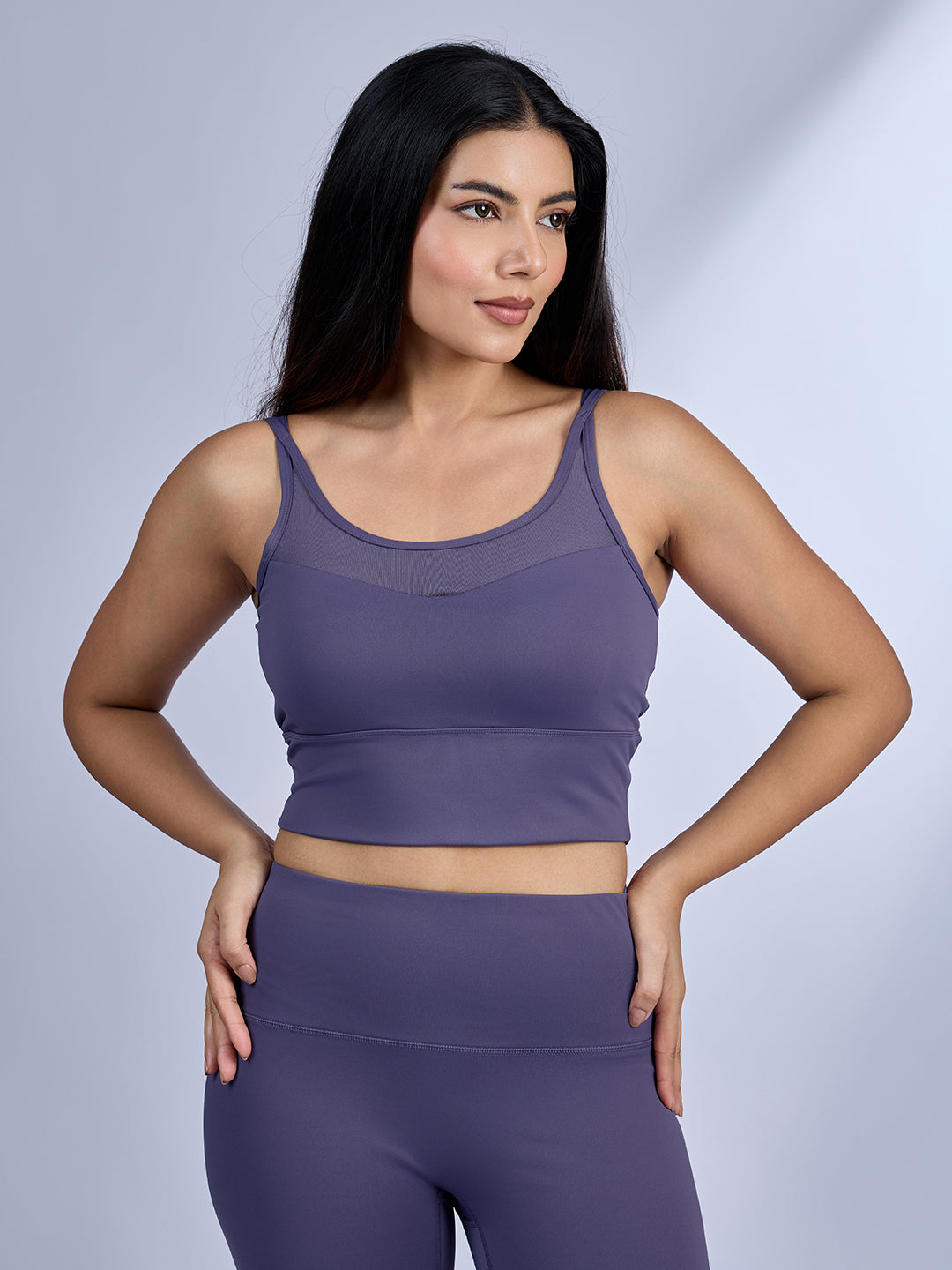 Sabi Aura Mesh Cross-Back Sports Bra