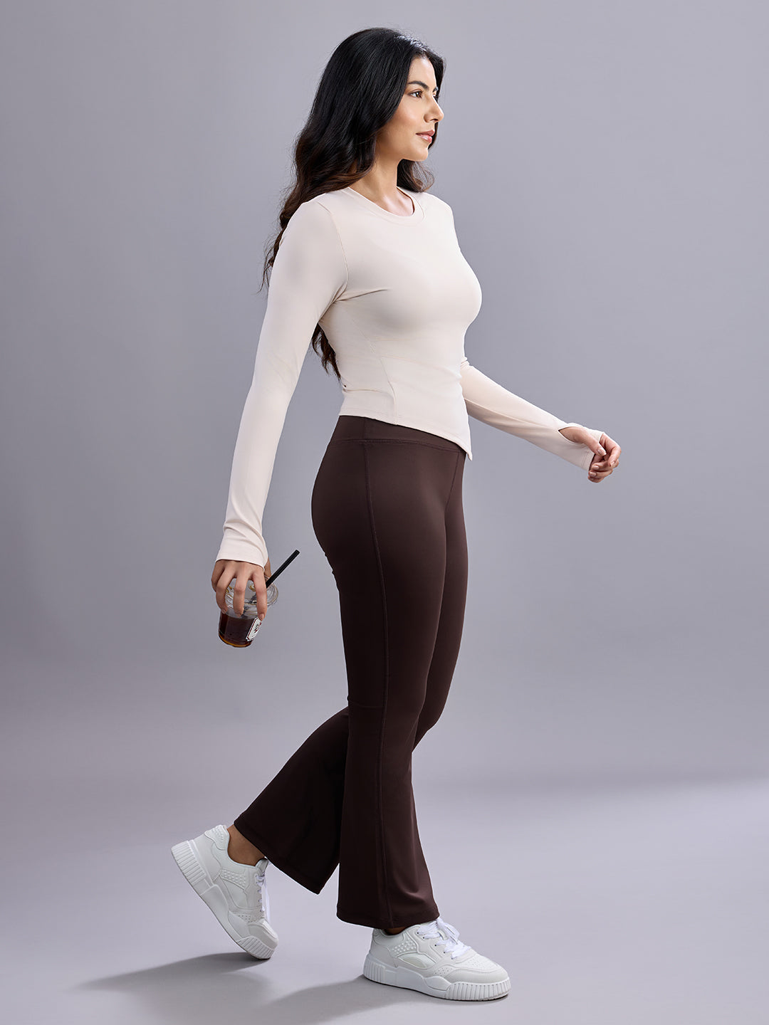 SABI Cream White Asymmetry Tee