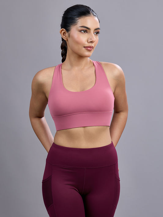 Magenta Pink Pulse Sports Bra