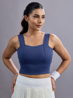 Sabi Navy Blue Diamonds Sports Bra Sports Bra