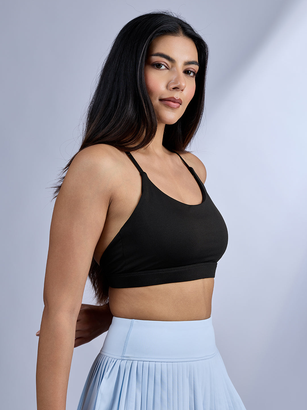 Sabi Starlight Black Aura Halterneck Sports Bra Sports Bra