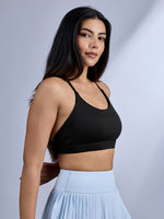 Sabi Starlight Black Aura Halterneck Sports Bra Sports Bra
