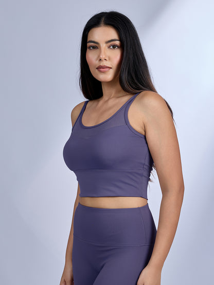 Sabi Aura Mesh Cross-Back Sports Bra