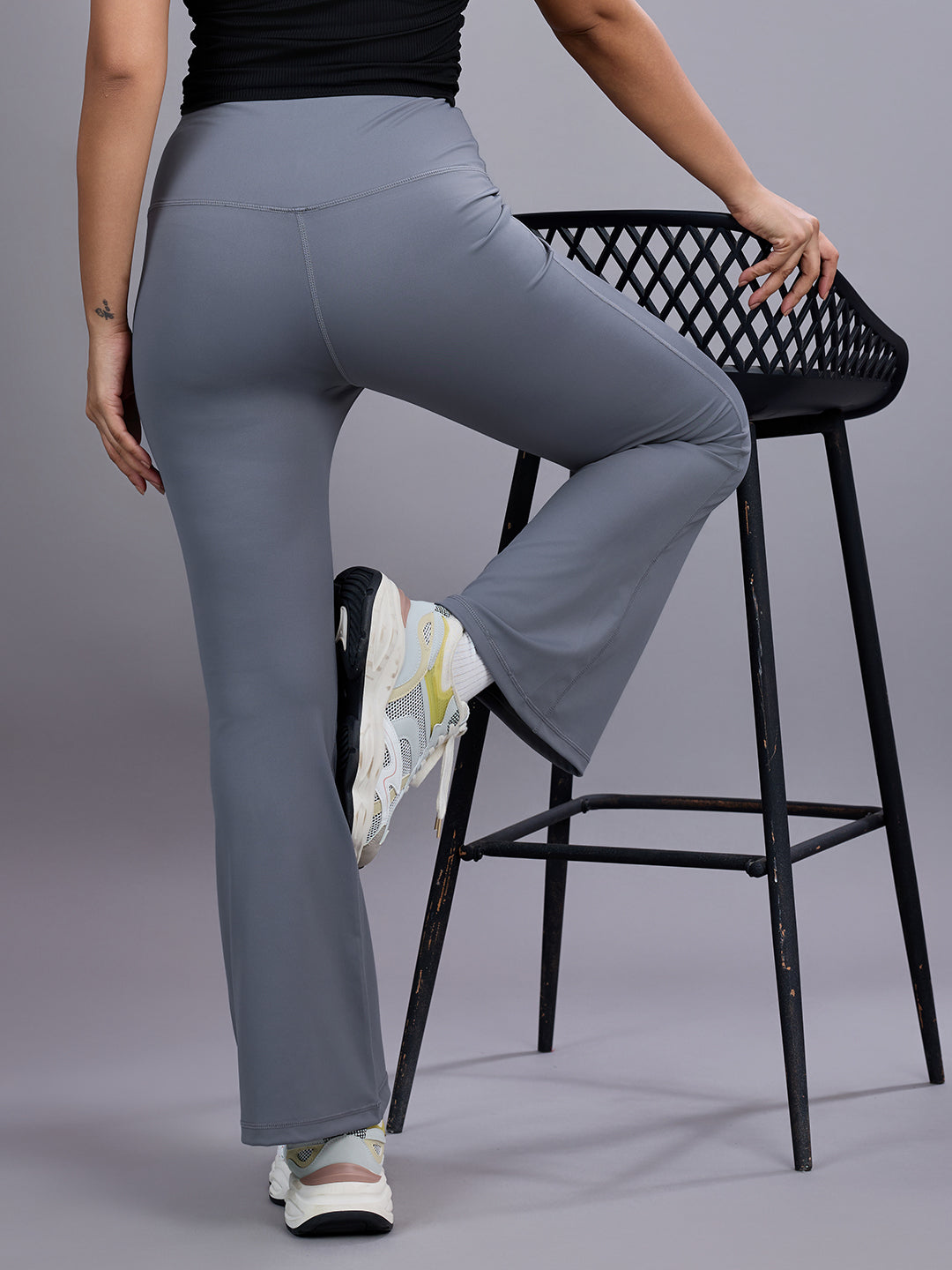 Sabi Storm Grey Nova Flared Pant Leggings