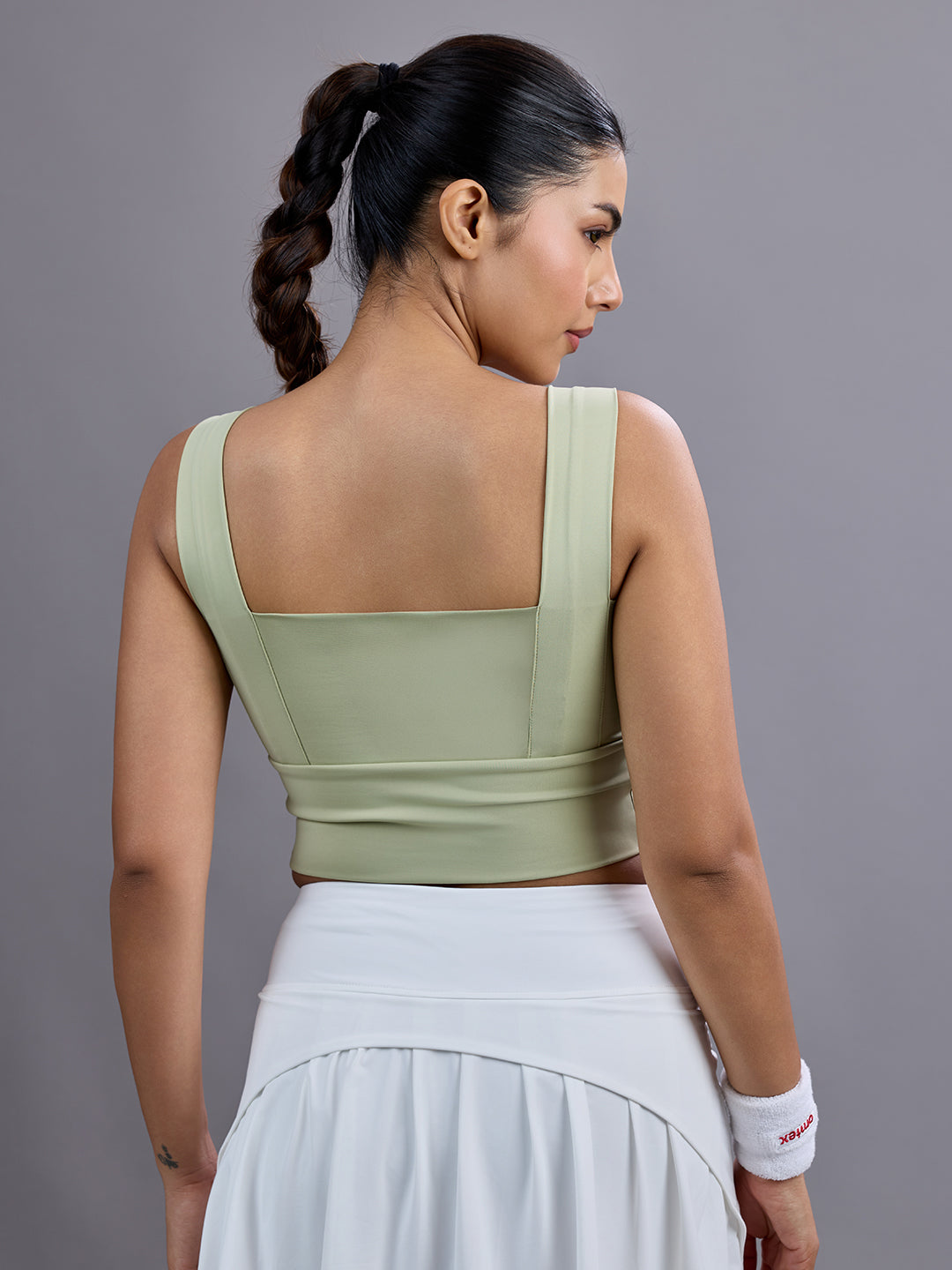 Sabi Matcha Green Diamonds Sports Bra Sports Bra