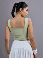 Sabi Matcha Green Diamonds Sports Bra Sports Bra