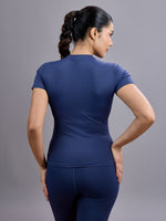 Sabi Navy Blue Compression Tee T-shirt