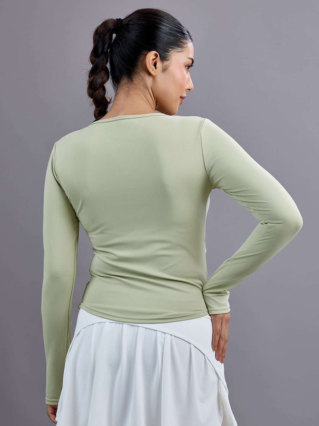 Sabi Flow V-Neck Long Sleeve Tee