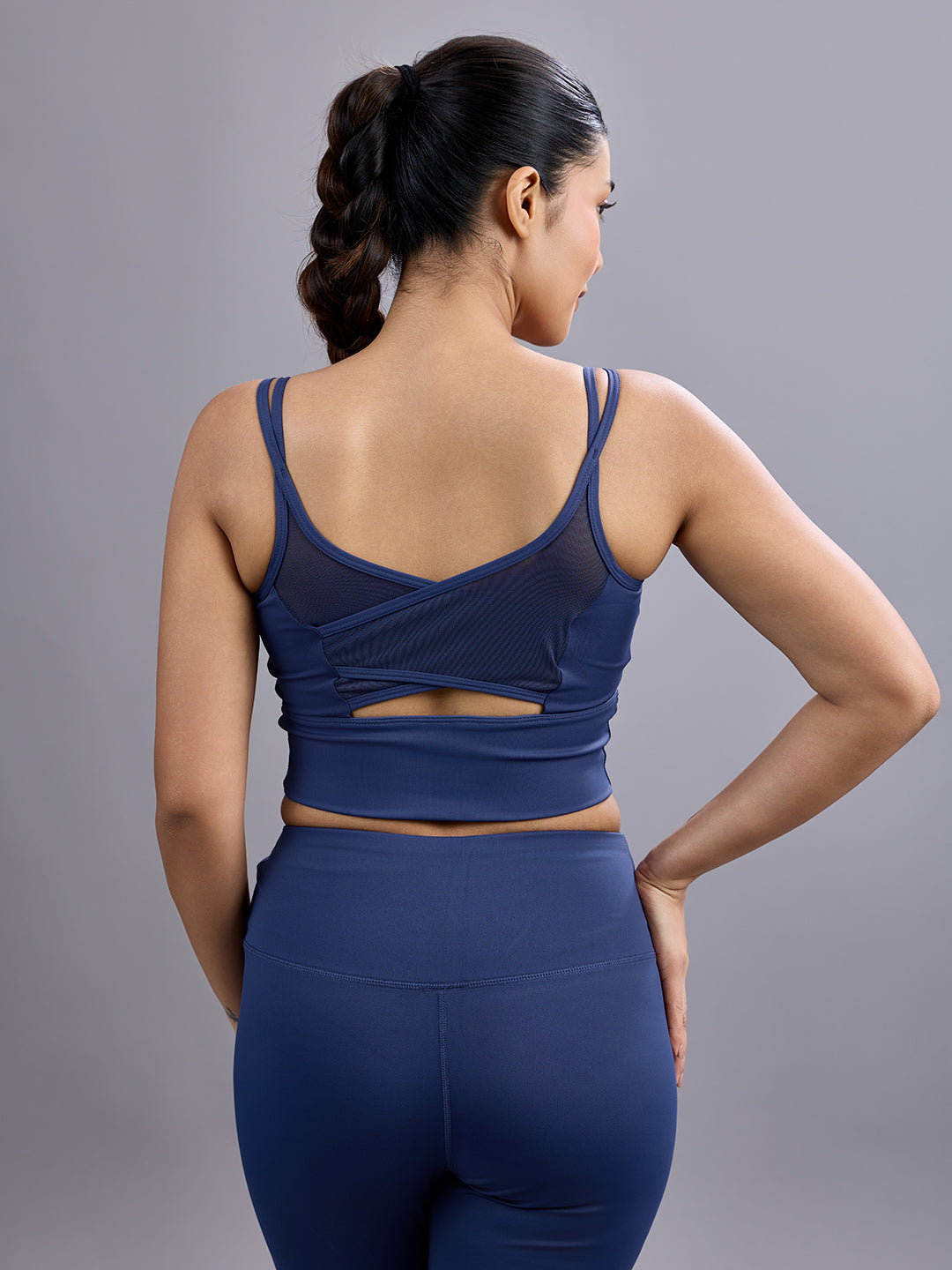 Sabi Aura Mesh Cross-Back Sports Bra