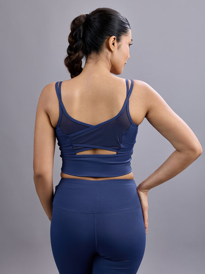 Sabi Aura Mesh Cross-Back Sports Bra