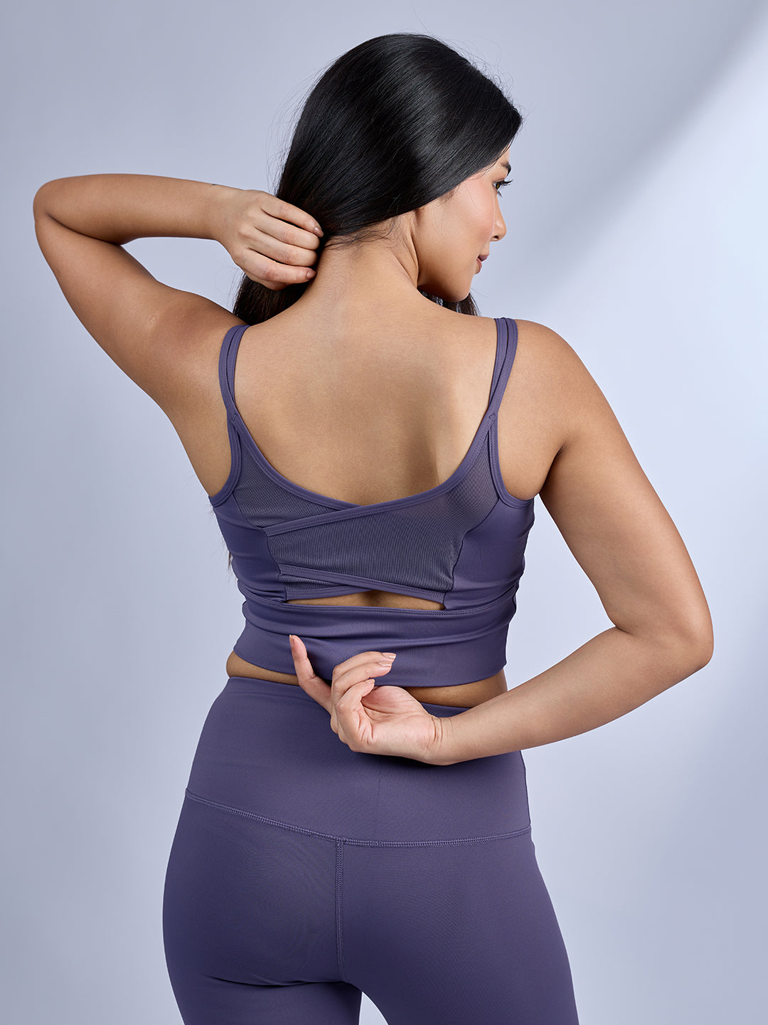 Sabi Aura Mesh Cross-Back Sports Bra