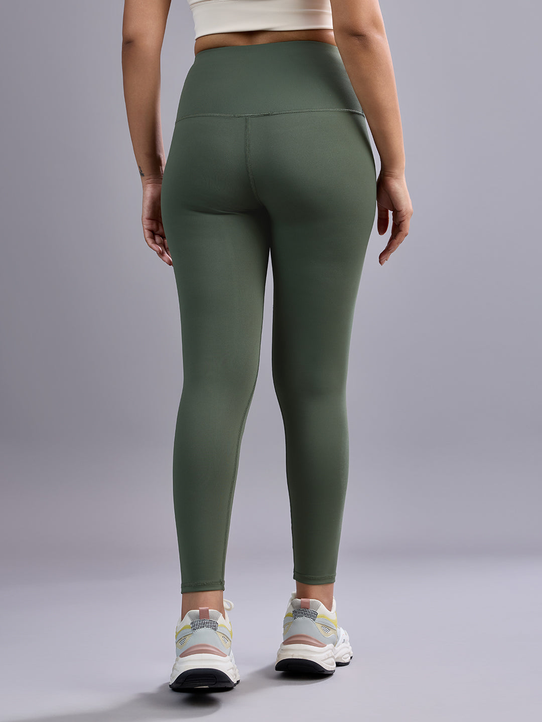 Sabi Olive Green High-Rise Legging Leggings