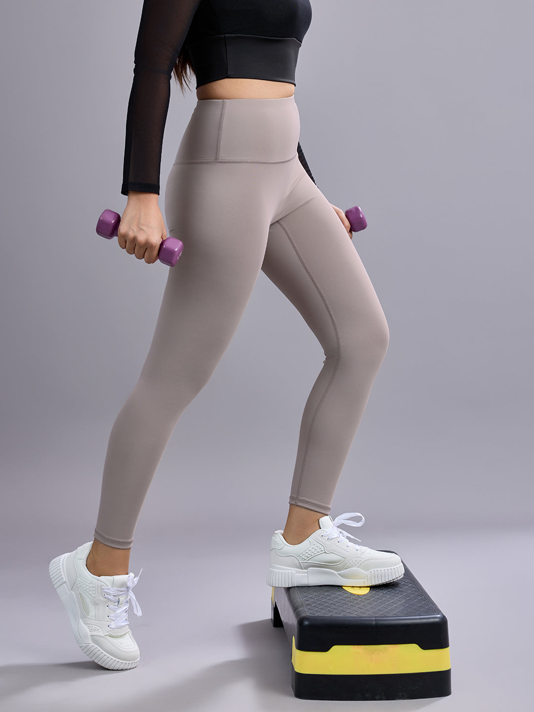 Sabi Taupe Brown High-Rise Legging Leggings