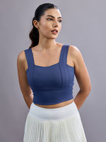 Sabi Navy Blue Diamonds Sports Bra Sports Bra