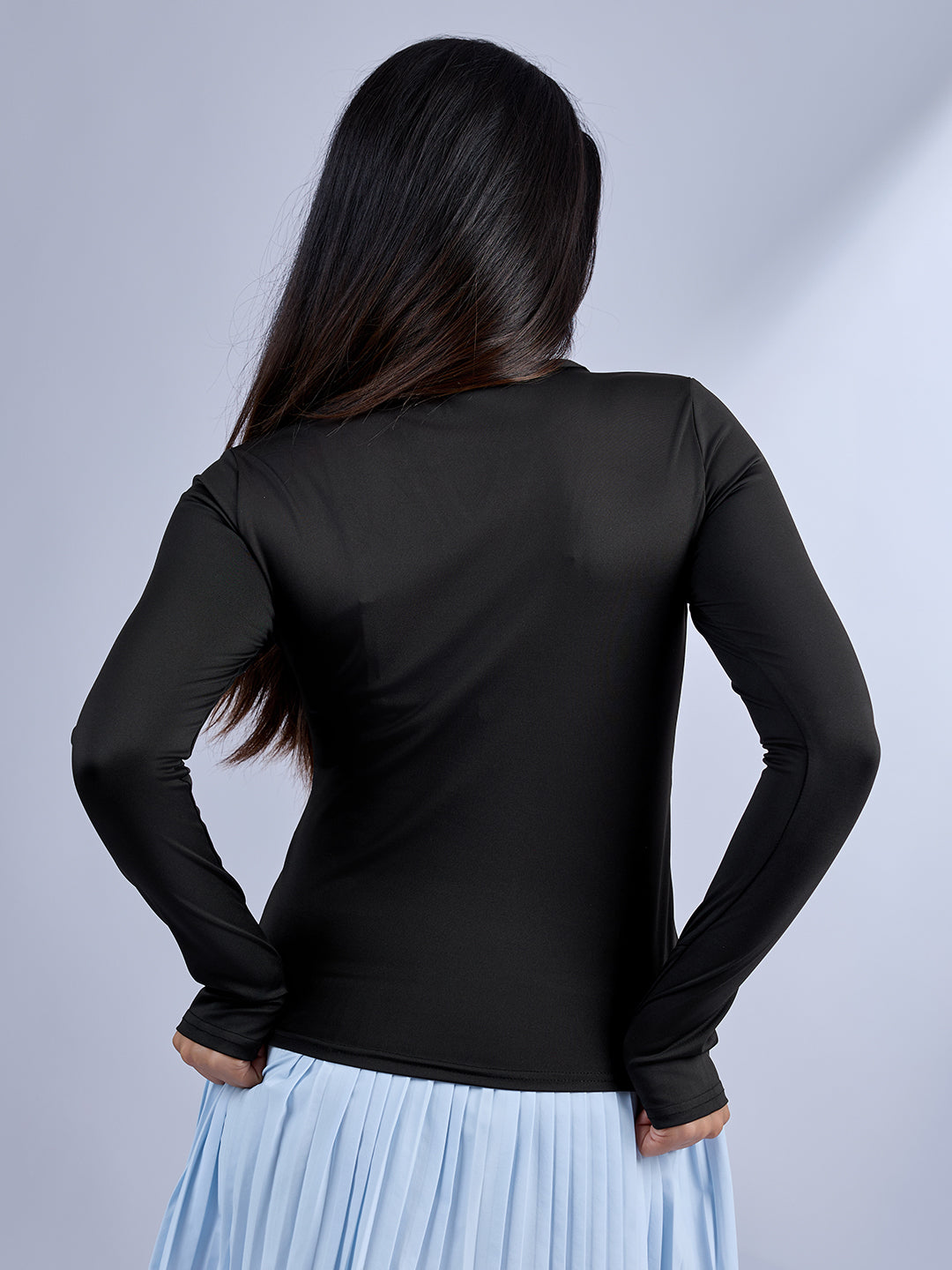 Sabi Flow V-Neck Long Sleeve Tee