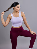 Sabi Lavender Diamonds Sports Bra Sports Bra