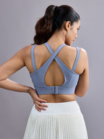 Sabi Glacier Blue Muse Sports Bra Sports Bra