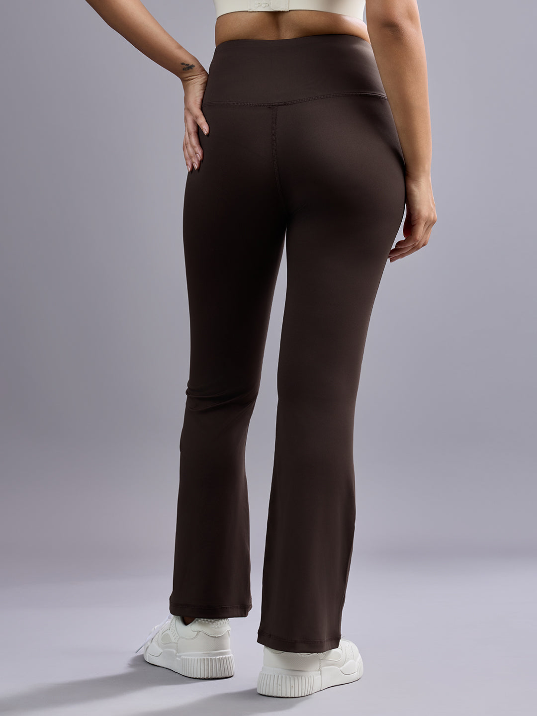 Sabi Mocha Brown Nova Flared Pant Leggings
