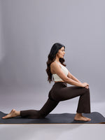 Sabi Mocha Brown Nova Flared Pant Leggings