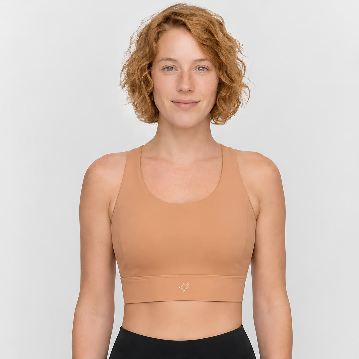 Sabi Autumn Peach Y-Back Sports Bra Sports Bra