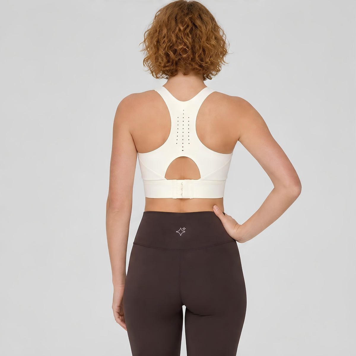 Sabi Cream White Y-Back Sports Bra Sports Bra