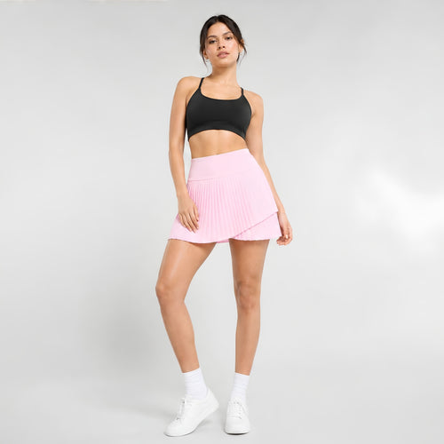 Baby Pink Pleated Skirt