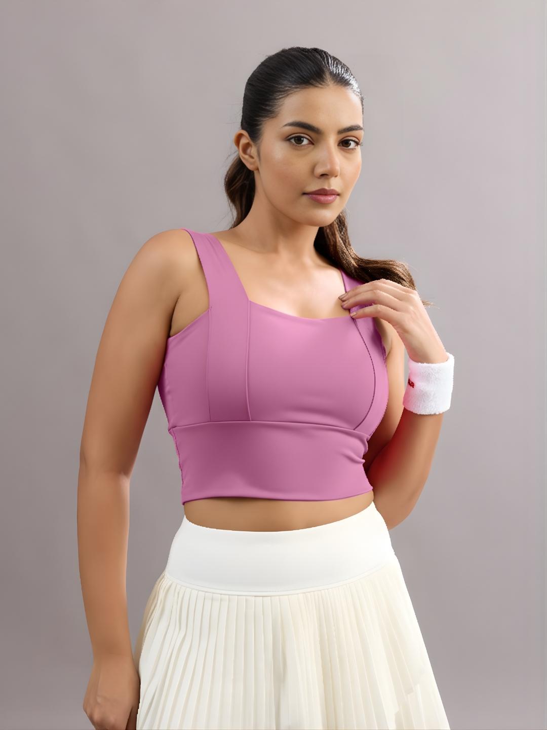 Sabi Royal Mauve Diamonds Sports Bra Sports Bra
