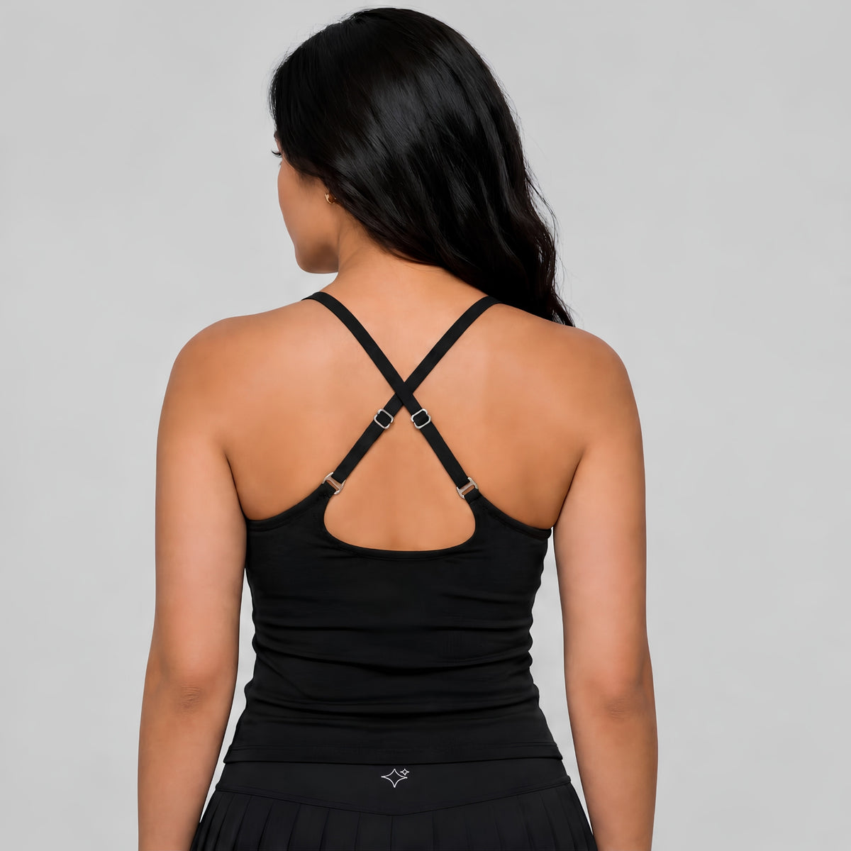 SABI Starlight Black Alpha Cross Back Sports Bra Sports Bra