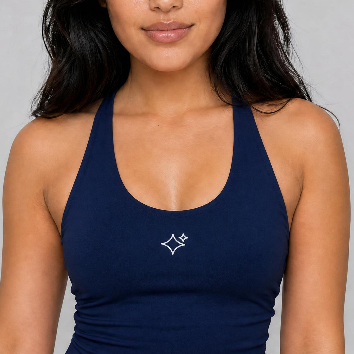 SABI Navy Blue Alpha Cross Back Sports Bra Sports Bra