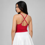 SABI Deep Pink Alpha Cross Back Sports Bra Sports Bra