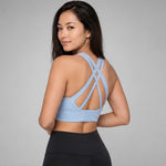 Sabi Glacier Blue Pulse Sports Bra Sports Bra