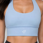 Sabi Glacier Blue Pulse Sports Bra Sports Bra