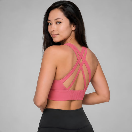 Magenta Pink Pulse Sports Bra