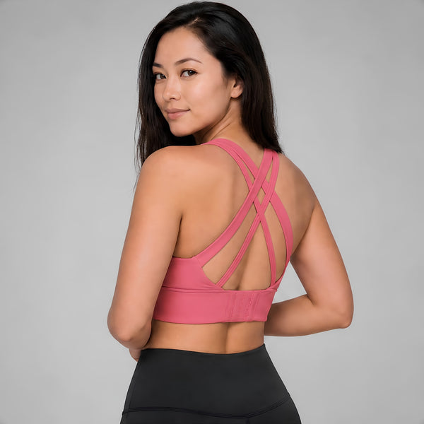 Magenta Pink Pulse Sports Bra