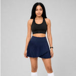 Sabi Navy Blue Pleated Skirt skirt