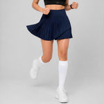 Sabi Navy Blue Pleated Skirt skirt