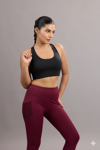 Sabi Aura Cross-Back Detachable Sports Bra