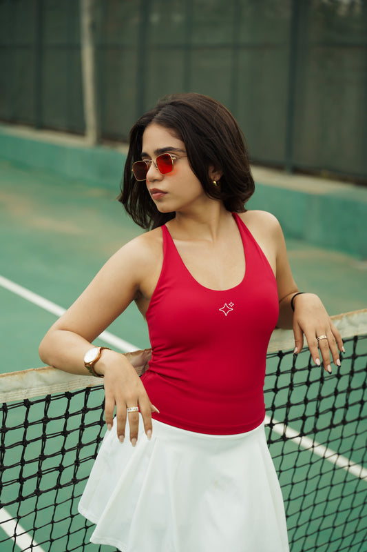 SABI Deep Pink Alpha Cross Back