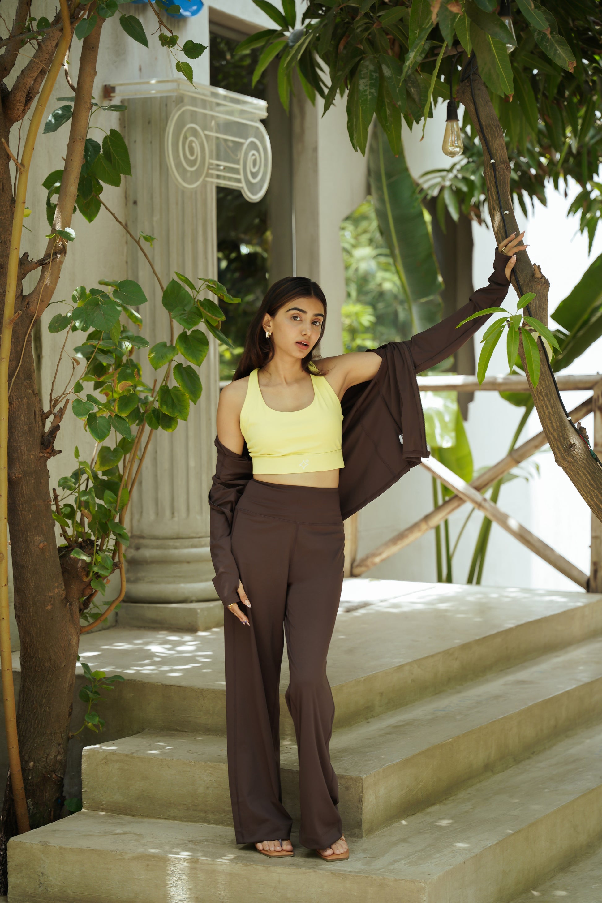 SABI Lime Yellow Eve Sports Bra