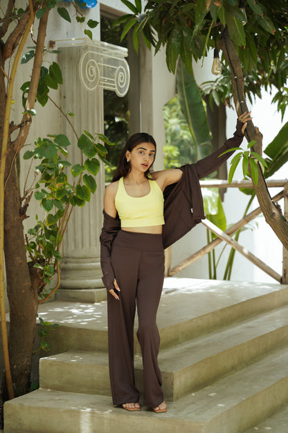SABI Lime Yellow Eve Sports Bra