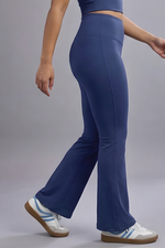 Sabi Navy Blue Nova Flared Pant Leggings