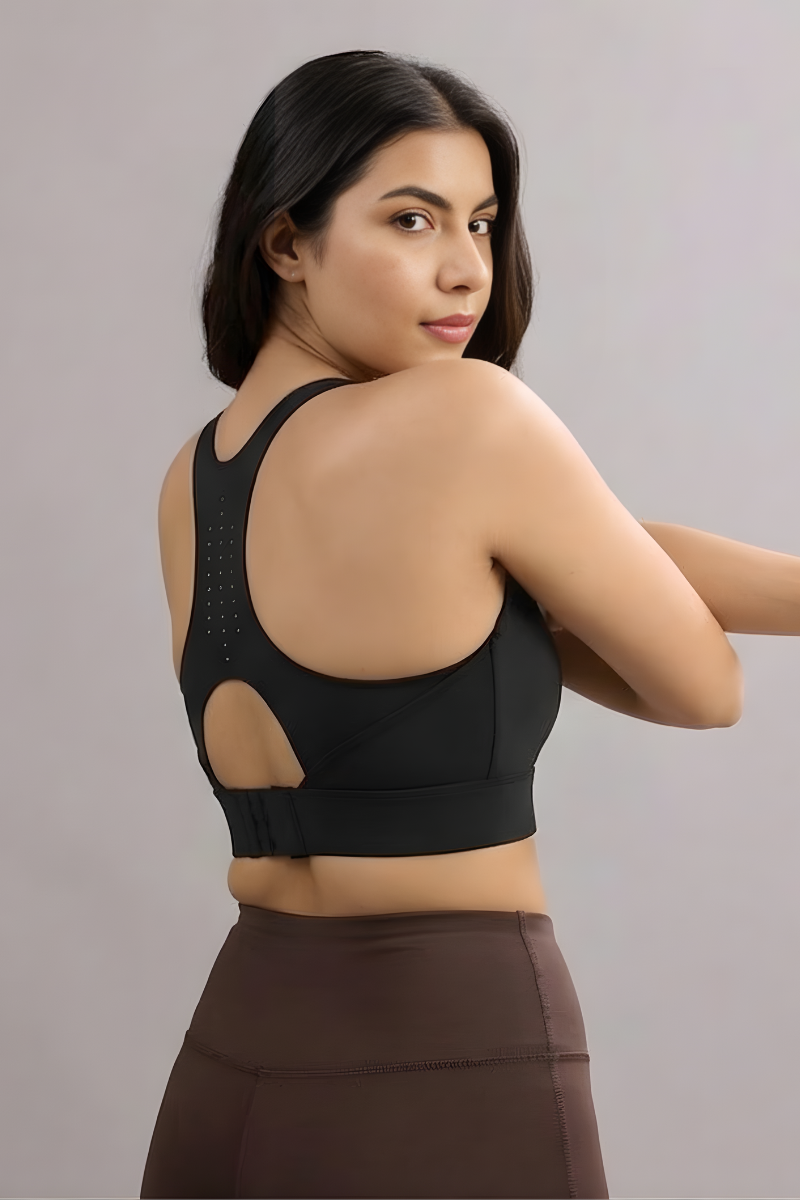 Starlight Black Y-Back Sports Bra