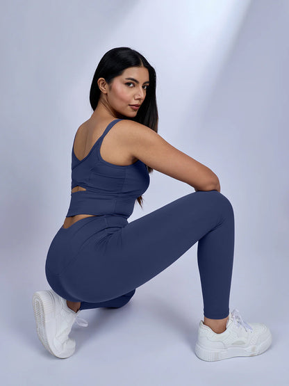 Sabi Aura Mesh Cross-Back Sports Bra